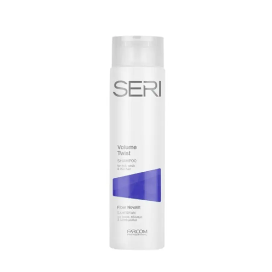 SERI Σαμπουάν Volume Twist Για άτονα, αδύναμα, λεπτά μαλλιά SERI Σαμπουάν Volume Twist Για άτονα, αδύναμα, λεπτά μαλλιά
